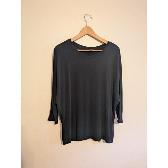 Banana Republic factory black viscose sweater size S fall basics - Picture 2 of 6